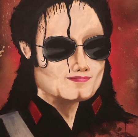 King Of Pop by artist Lavaras Tucker